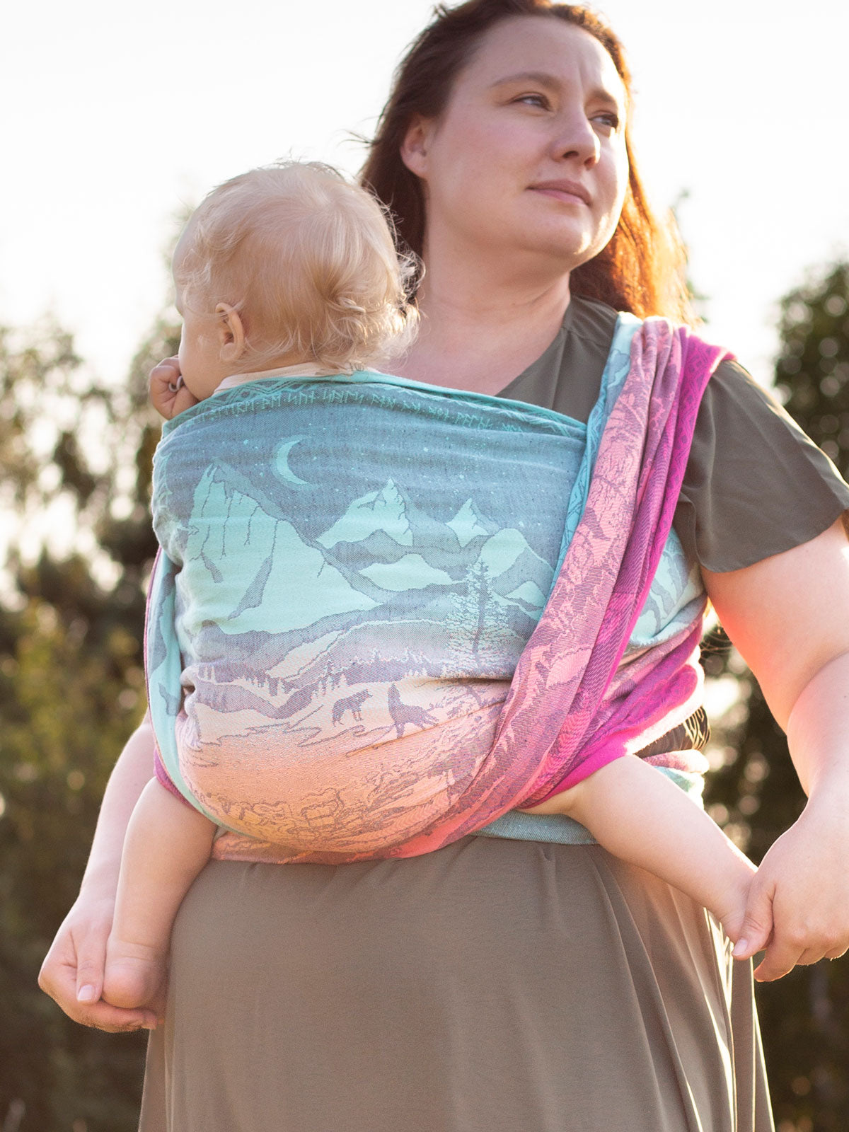 Babytragetuch „Hobbit Quest into the Sunset“