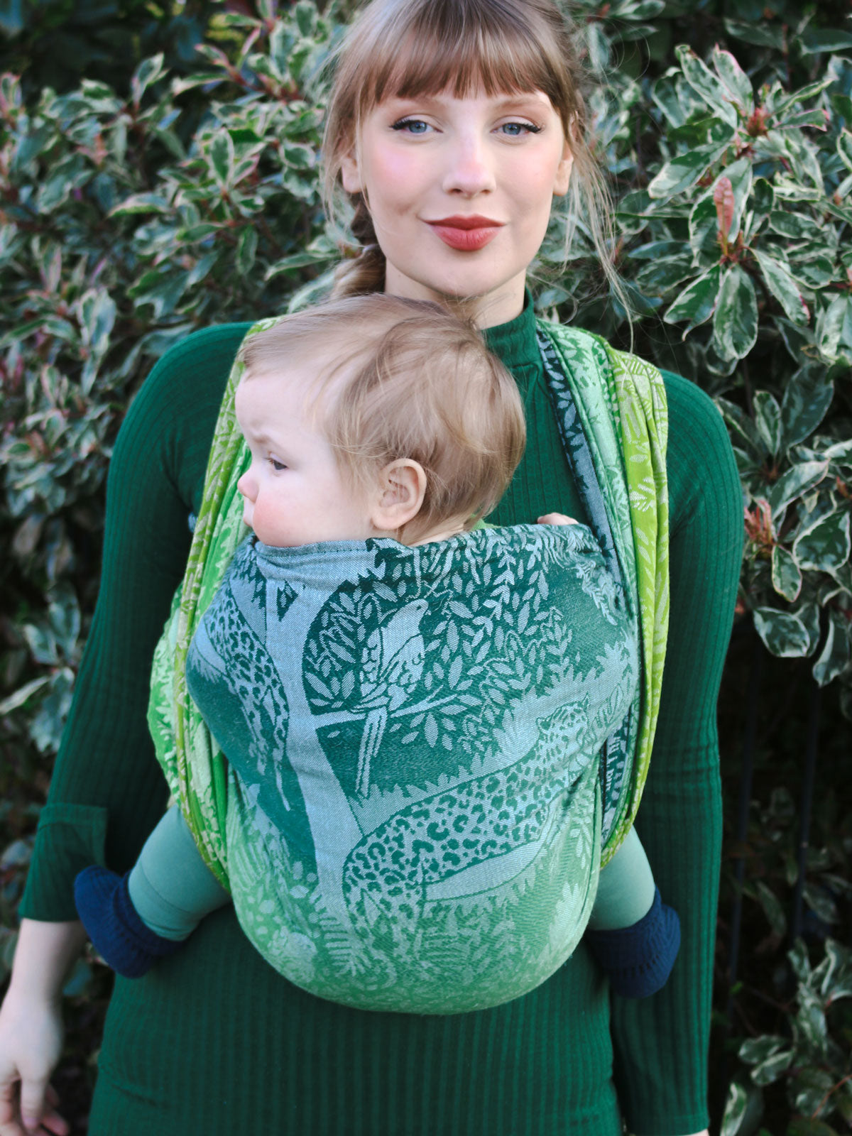 Dschungel durch die Lichtung Baby Wrap