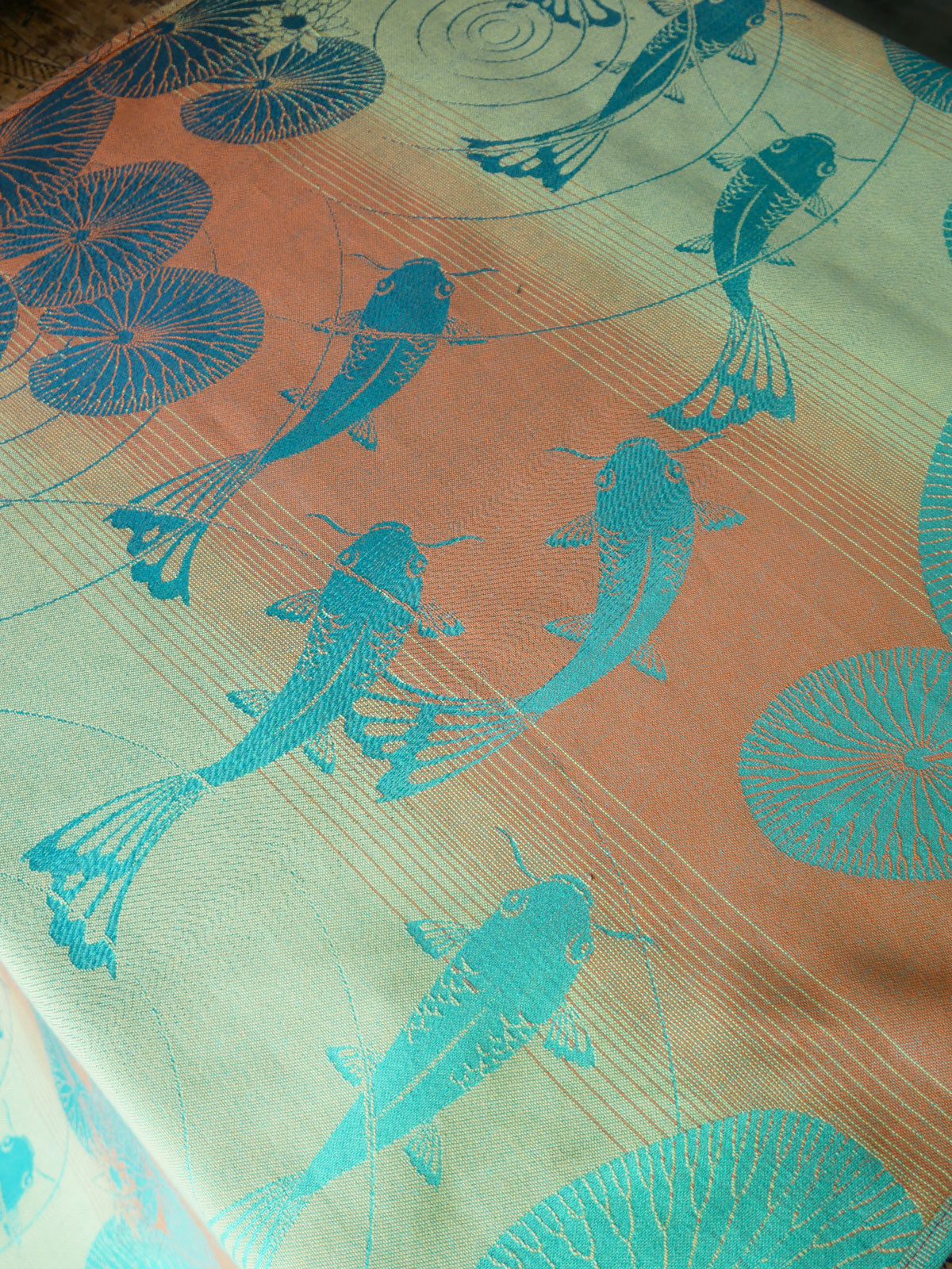 Koi Carp Fabric Pieces