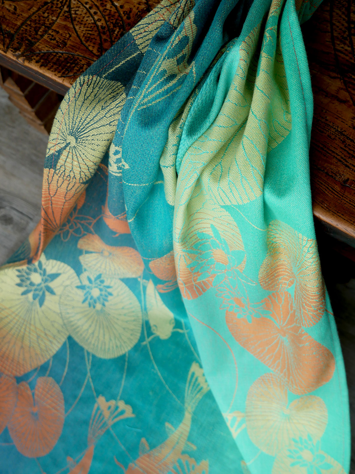 Koi Carp Fabric Pieces
