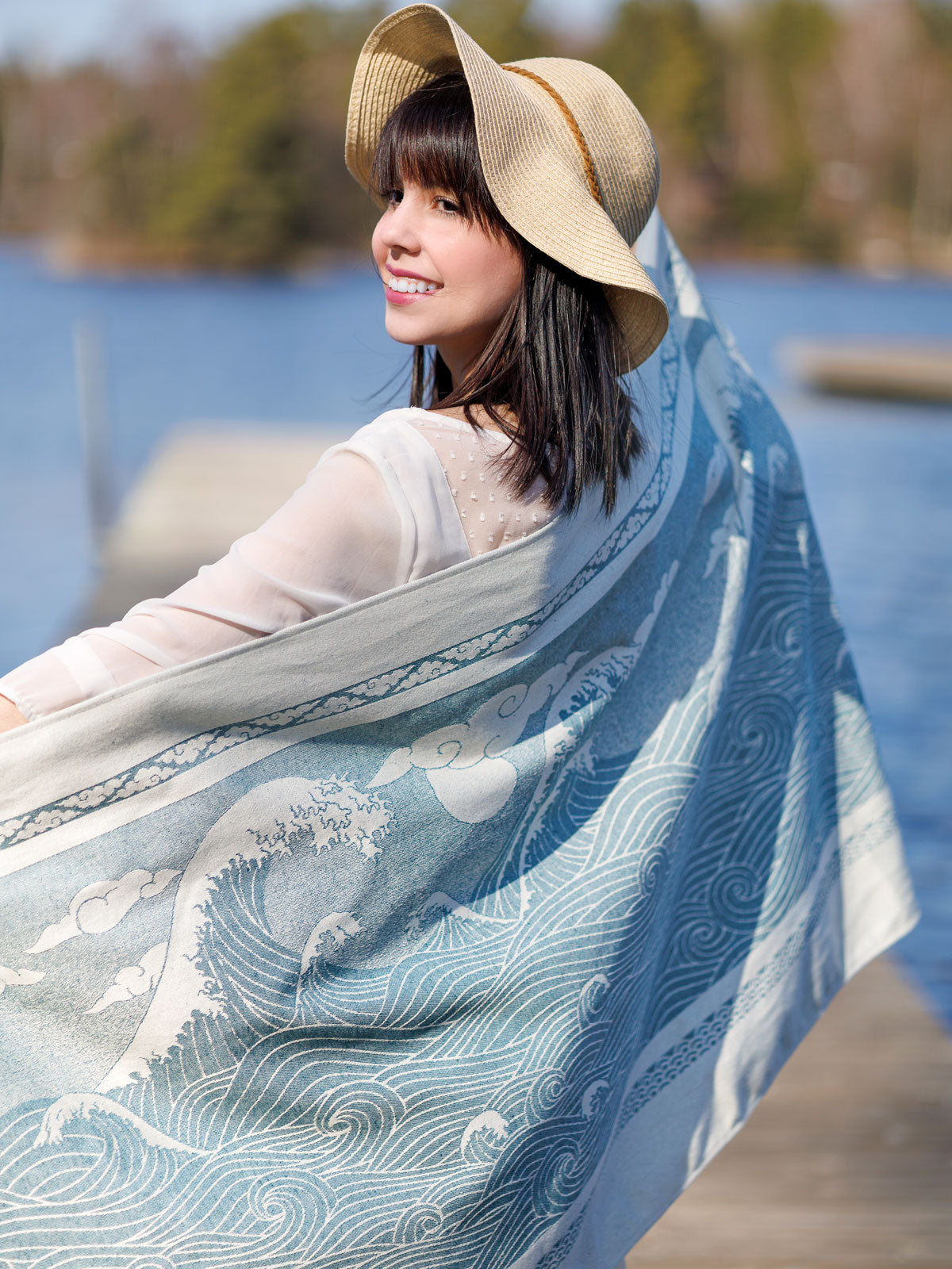 Okinami Kaio Shawl