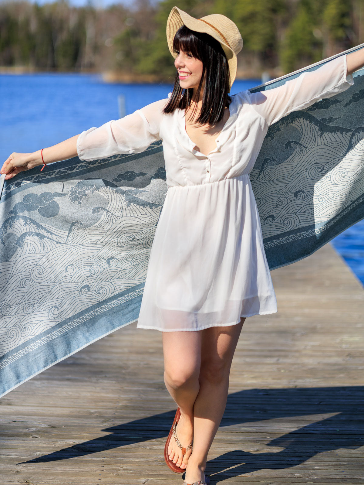 Okinami Kaio Shawl