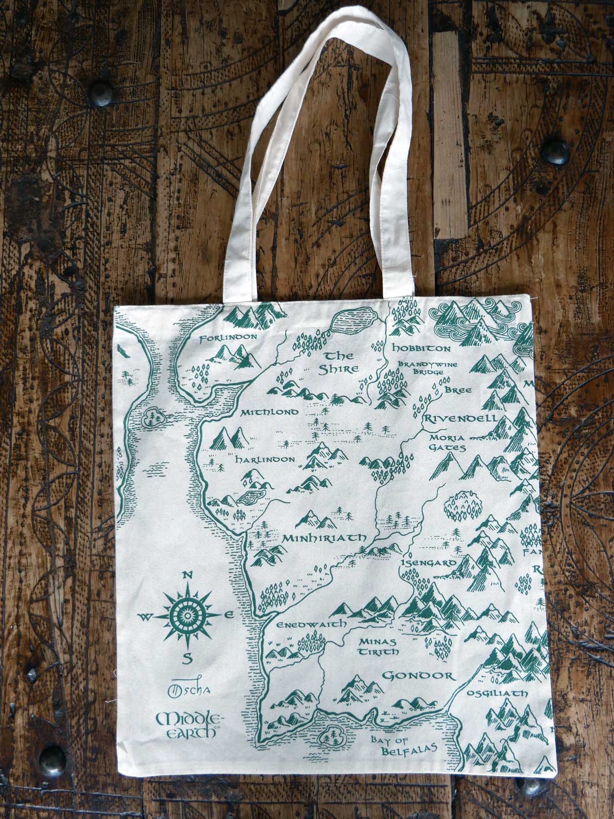 Reich von Mittelerde Stofftasche