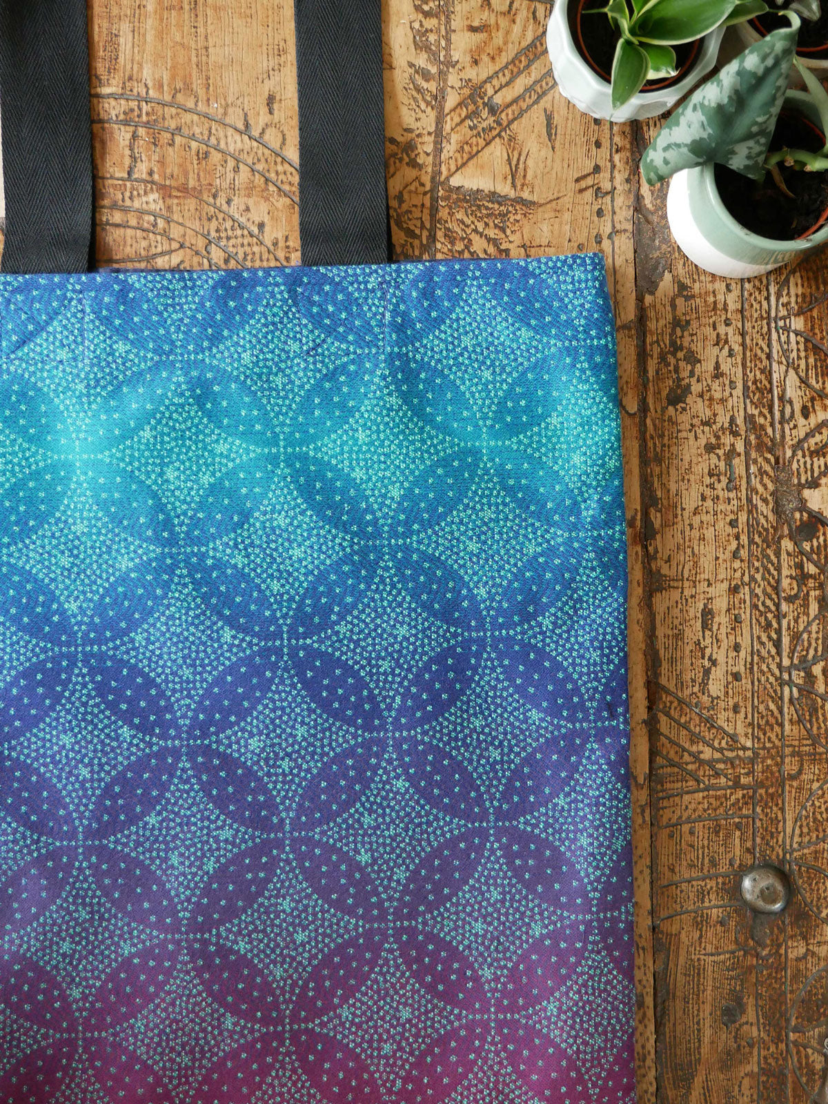 Starry Night Brew mit Wildseiden-Jacquard-Tragetasche