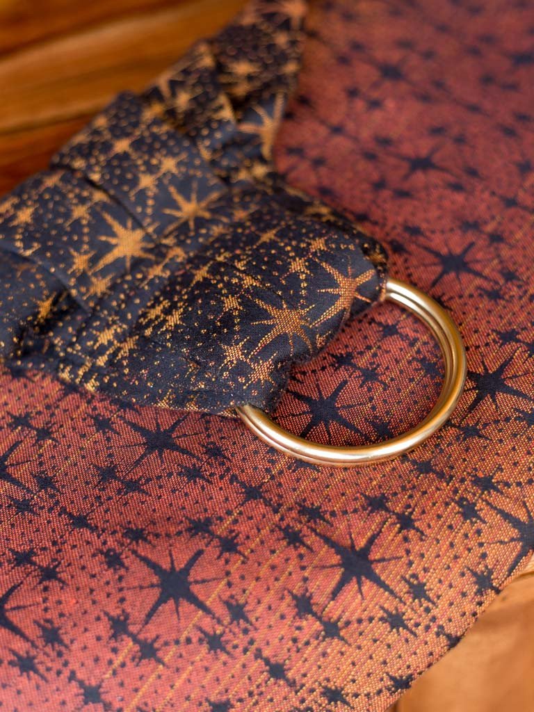 Stille Nacht Ringschlinge bei Kerzenlicht