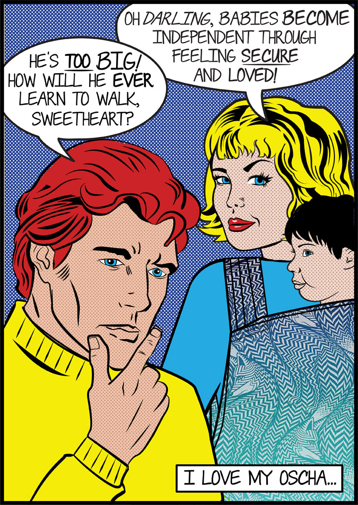 Pop-Art-Druck: Brad & Sue
