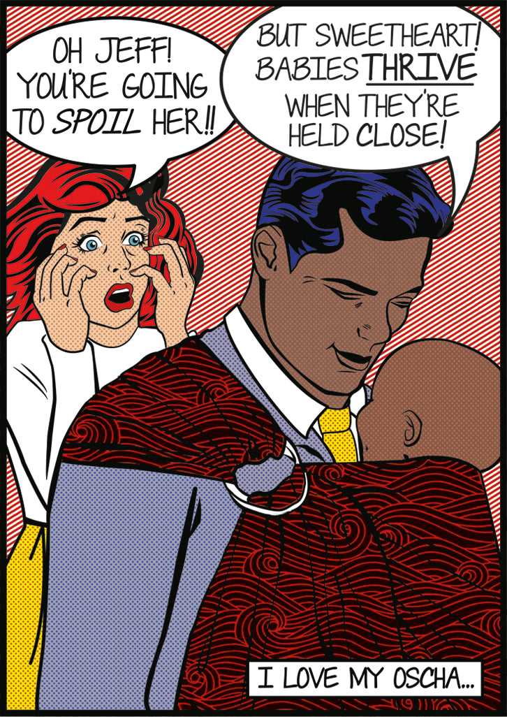 Pop-Art-Druck: Jeff & Barb