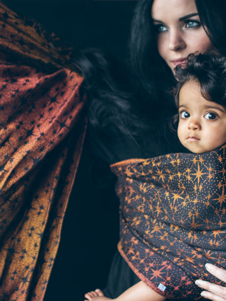 Stille Nacht-Kerzenlicht-Babytragetuch