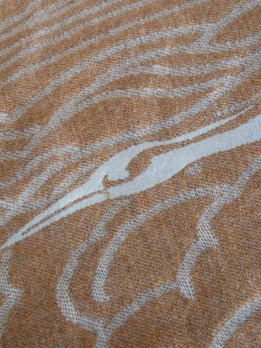 Cranes Saffron Skies Merino Throw