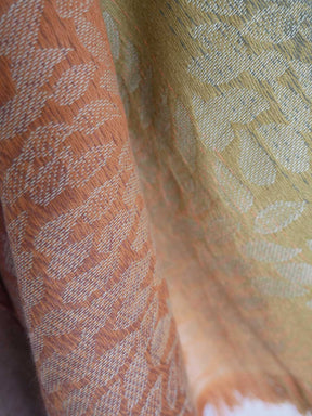 Close-up of textured fabric with a pattern