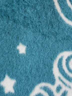 Misty Mountains Moonlit Brushed Cotton Baby Blanket