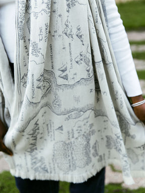 Realm of Middle Earth Ink Scarf