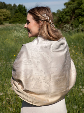 Realm of Middle-earth Silvered Shawl