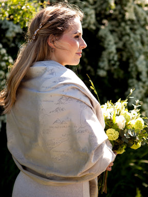 Realm of Middle-earth Silvered Shawl