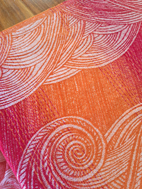 Close up of Sea Salt towel fabric. 